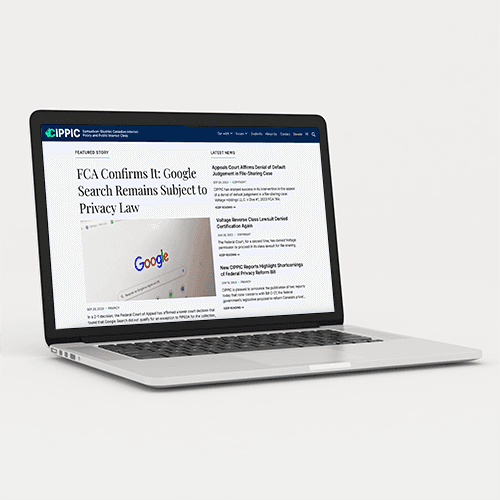 The home page of the new CIPPIC website